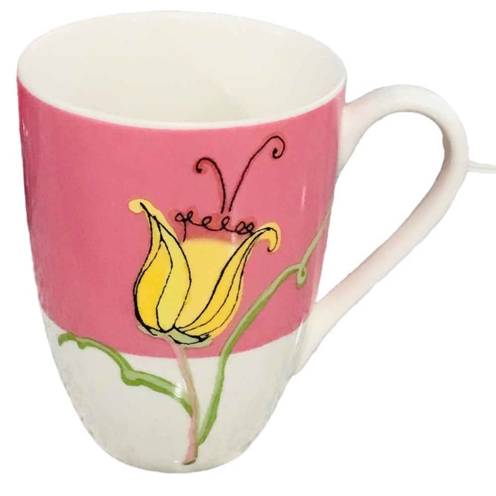 Starbucks Pink Yellow Flower Tulip
Coffee Cup Mug